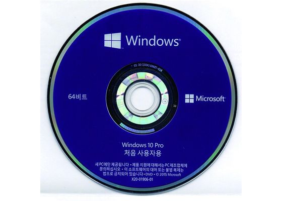 China Windows original 10 sistemas auténticos del OS del DVD del pedazo del profesional 64 proveedor