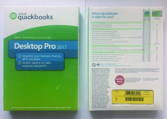 China Medios 2017 del DVD de la mesa de QuickBooks del software de la contabilidad empresarial proveedor