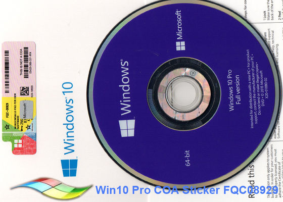 China la favorable etiqueta engomada del OEM de 64bit Microsoft Windows 10 en línea activa DVD del OEM de Windows 10 proveedor