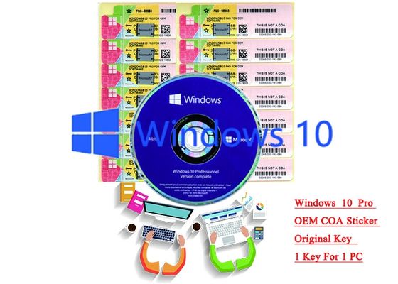 China 32/64 COA X20 del triunfo 10 dominantes de la etiqueta engomada del producto de Windows 10 del pedazo favorable en línea activa proveedor