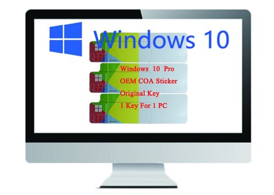 China Licencia de la etiqueta engomada del COA de la licencia de Windows 10 coreanos de la lengua la favorable en línea activa proveedor