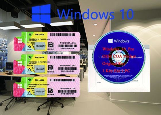 China Favorable pedazo x del COA 32 de Windows 10 auténticos lengua multi FQC 08929 de 64 pedazos proveedor