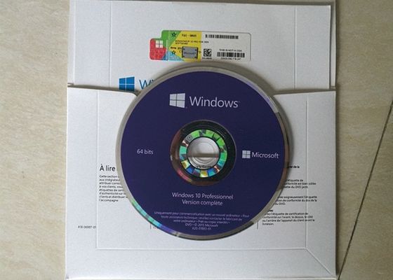 China Etiqueta engomada 64BIT del OEM de Windows 10 franceses del funcionario de la versión favorable para la PC a estrenar proveedor