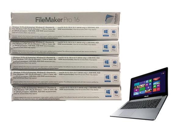 China El software auténtico favorables 16 de FileMaker de la original del 100% en línea activa Filemaker favorable Windows 7 proveedor