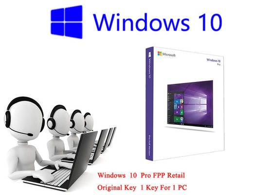 China Microsoft Windows 10 favorables FPP 64bit al por menor en línea activa el alemán/la lengua de Multili proveedor